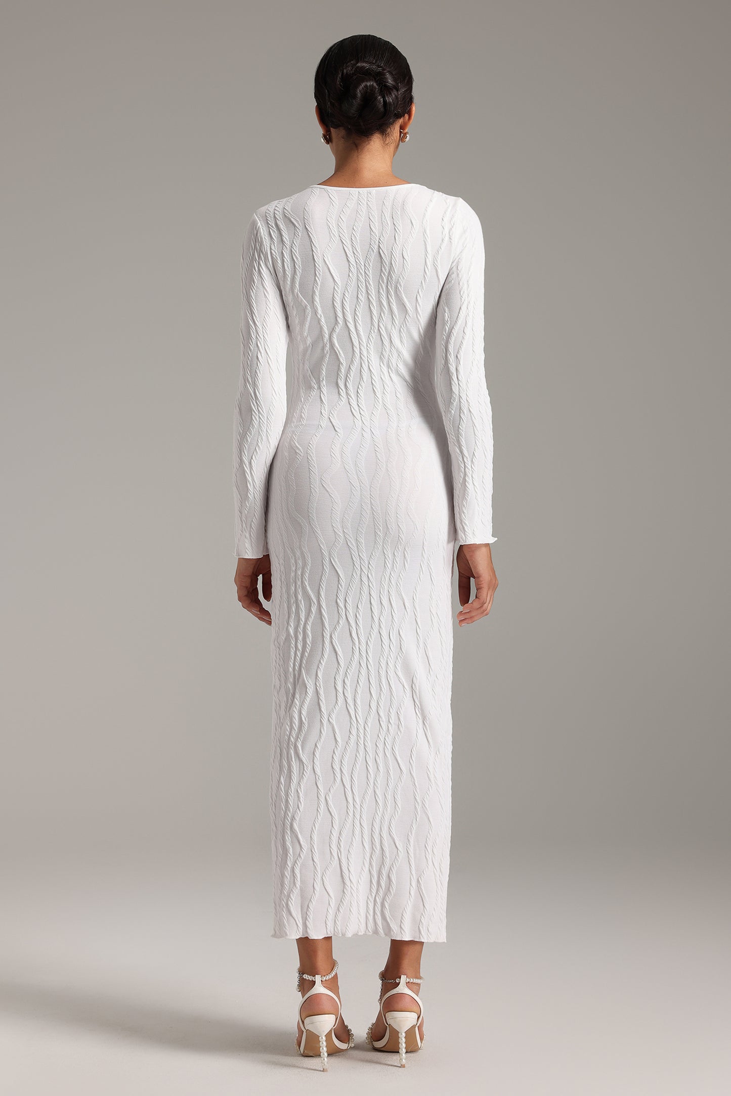 Dixi Flounced Midi Dress