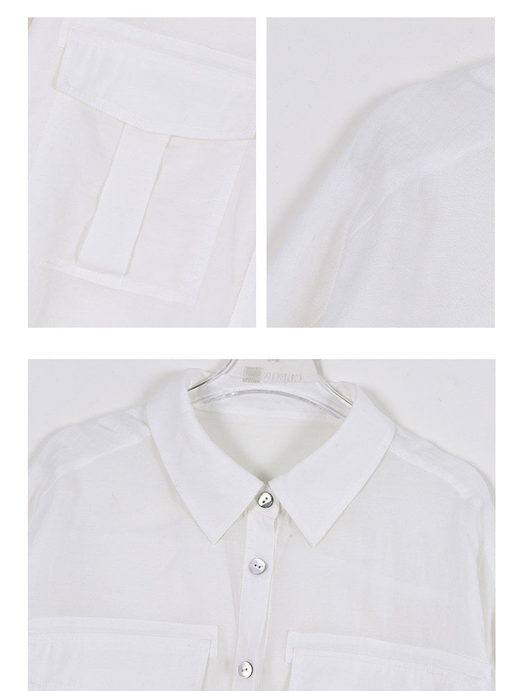Kemeja Lengan Panjang Tencel Ramie - Fit Santai