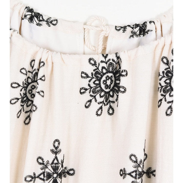 Gaun Viskosa Floral - Leher Halter Tanpa Lengan