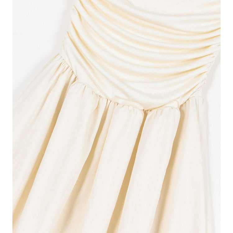 Viscose Off-Shoulder Dress - Elegant Summer Long Dress