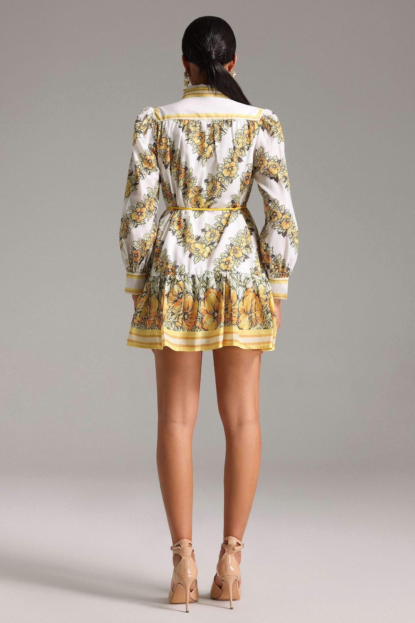 Jennifer Printed Button Placket Dress