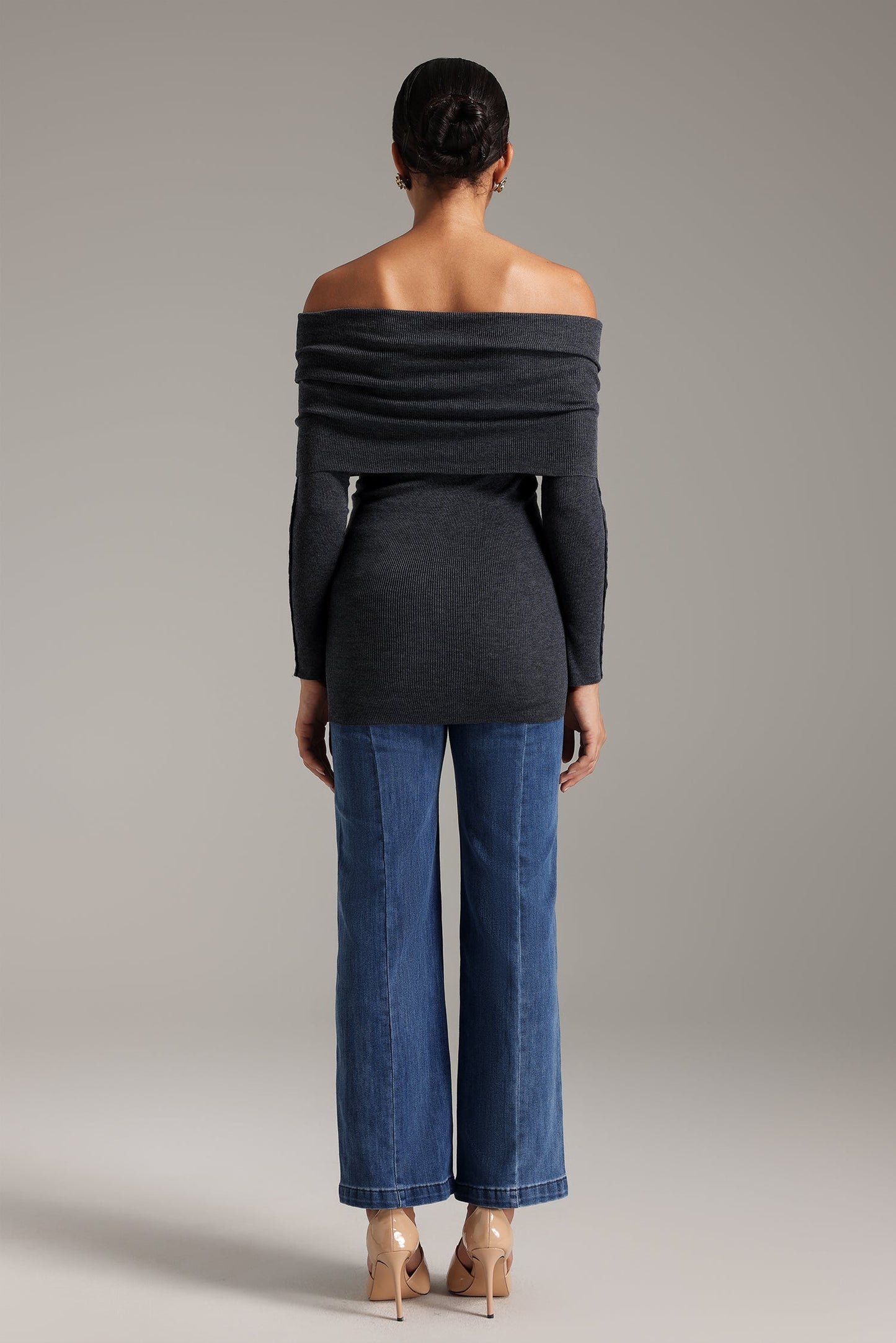 Nettie Off-Shoulder Knitted Top