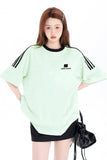 Oversized T-Shirt with Contrast Trim