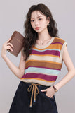 Striped Knit Tank Top