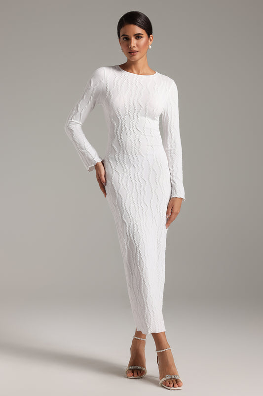 Dixi Flounced Midi Dress