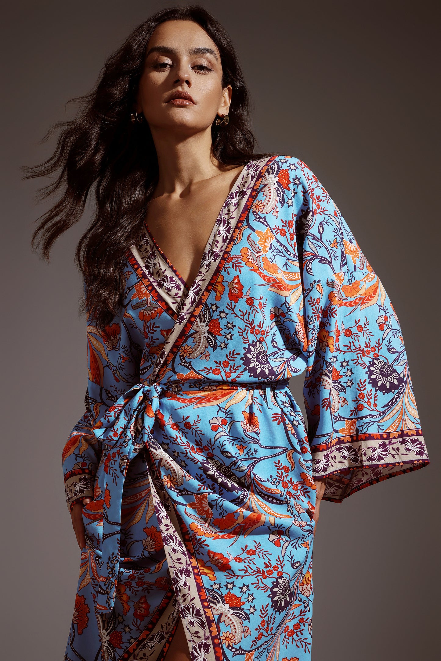 Rora Long Sleeves Maxi Dress