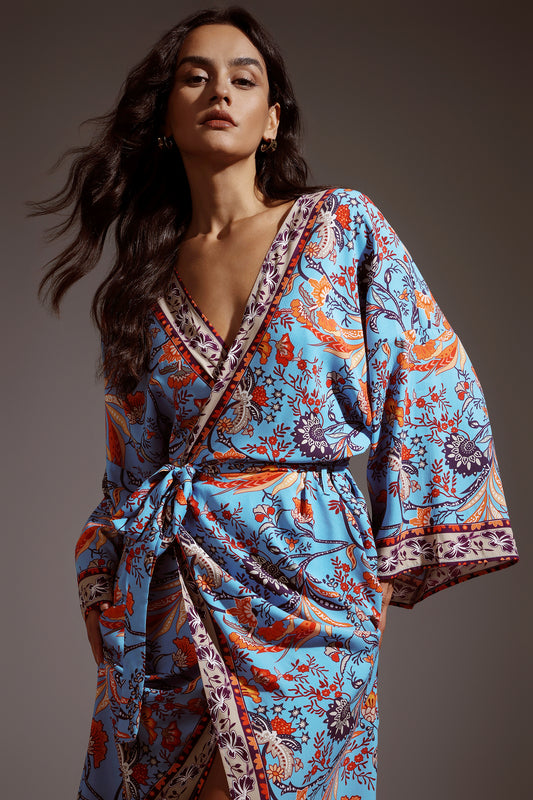Rora Long Sleeves Maxi Dress