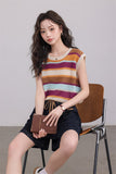 Striped Knit Tank Top