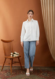 Plain Snow White Blouse