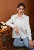 Plain Snow White Blouse