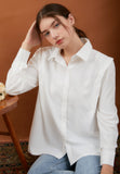 Plain Snow White Blouse