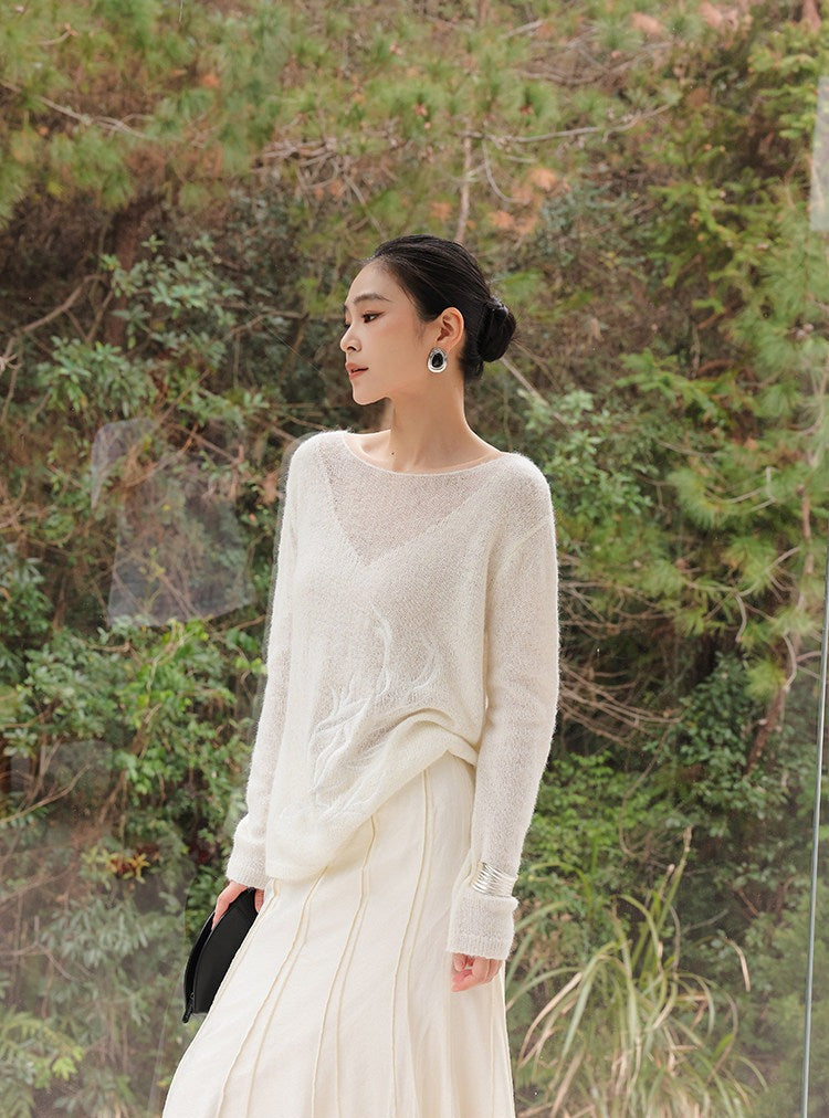 Knitted Top - Lightweight and Loose Fit