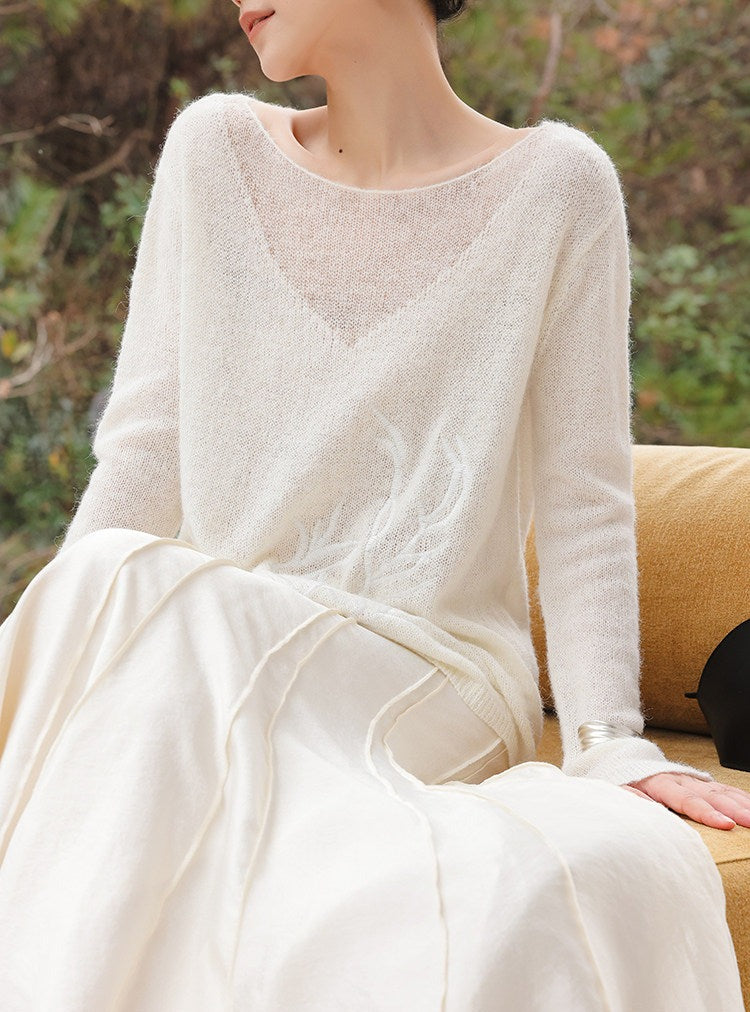 Knitted Top - Lightweight and Loose Fit