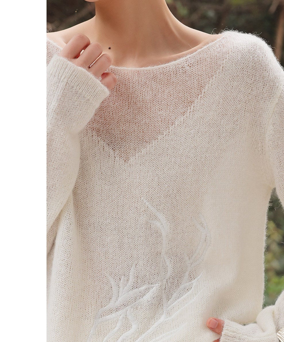 Knitted Top - Lightweight and Loose Fit