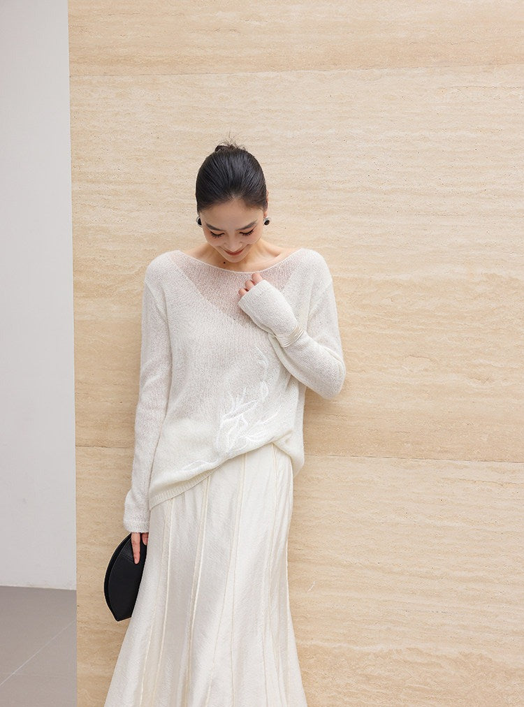 Knitted Top - Lightweight and Loose Fit