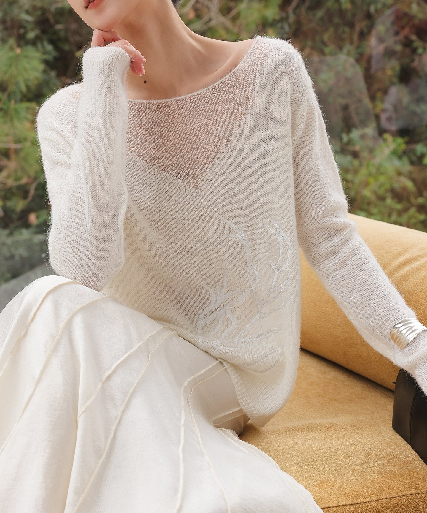 Knitted Top - Lightweight and Loose Fit