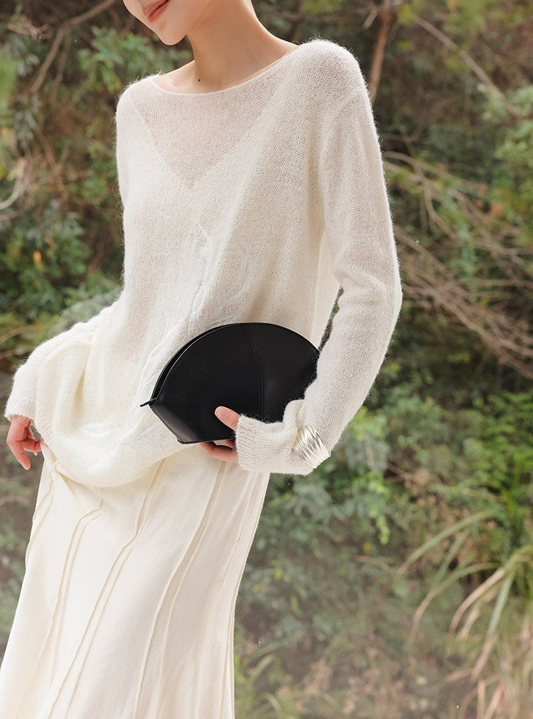 Knitted Top - Lightweight and Loose Fit