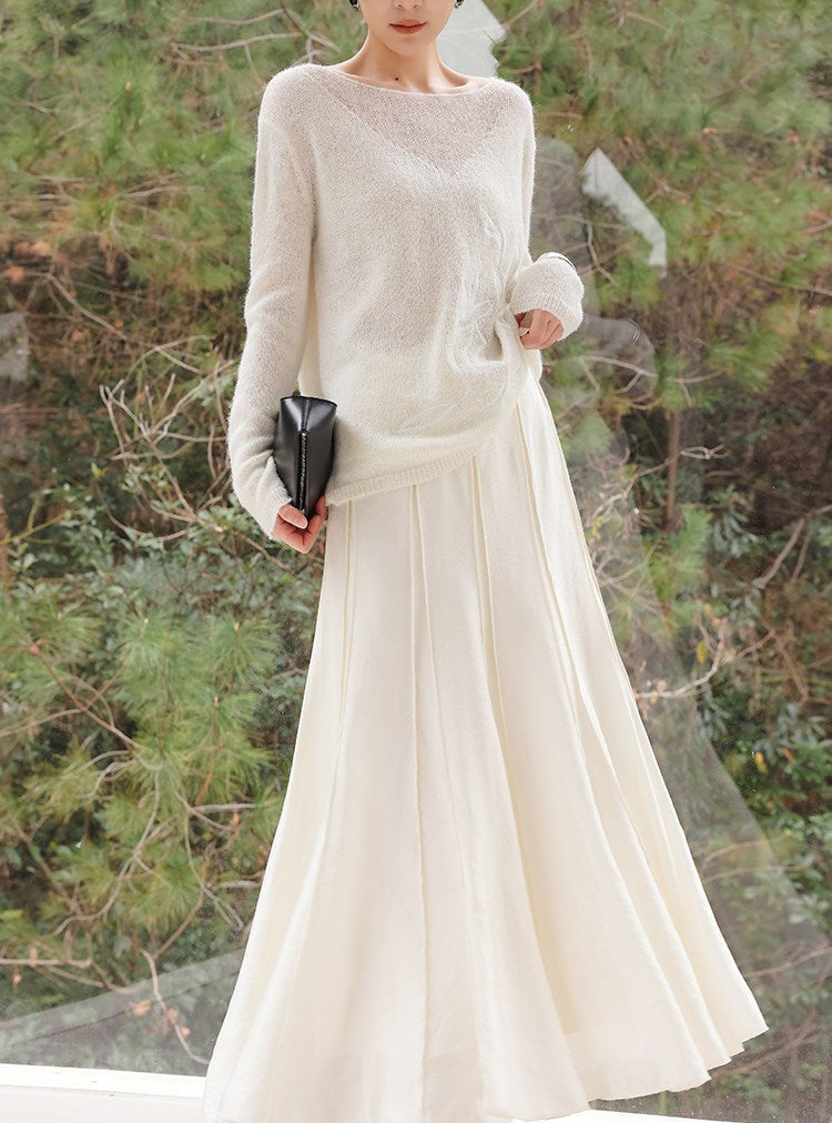 Knitted Top - Lightweight and Loose Fit