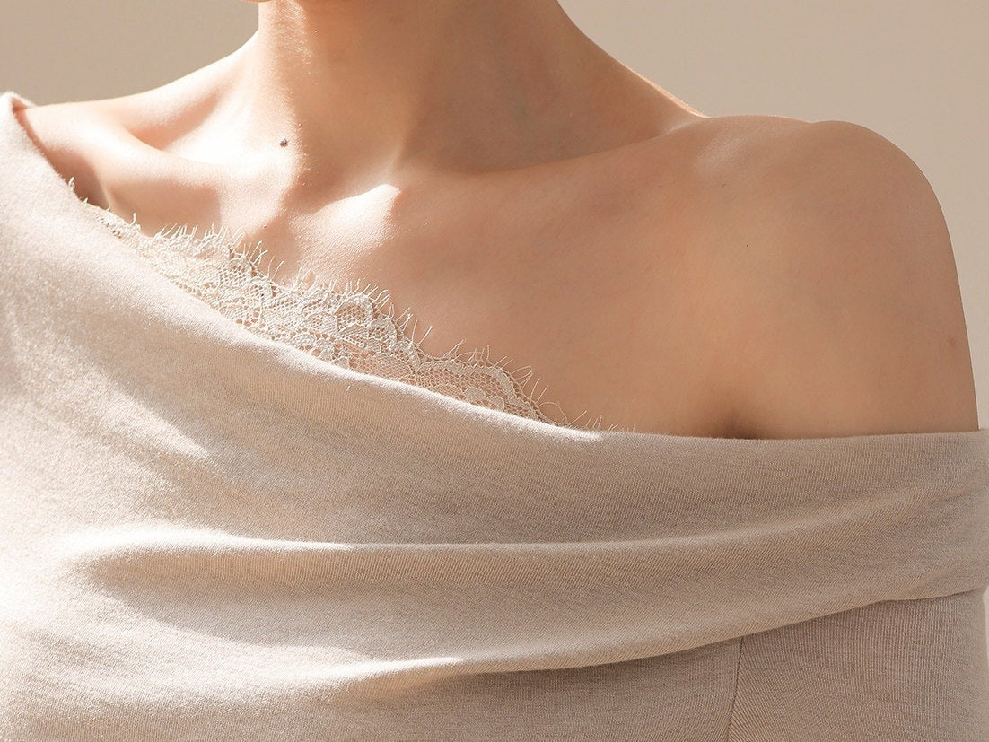 Lace Patchwork Long Sleeve T-Shirt