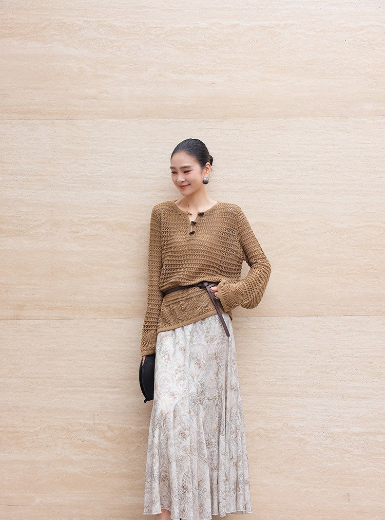 Knitted Top - Lightweight and Breathable