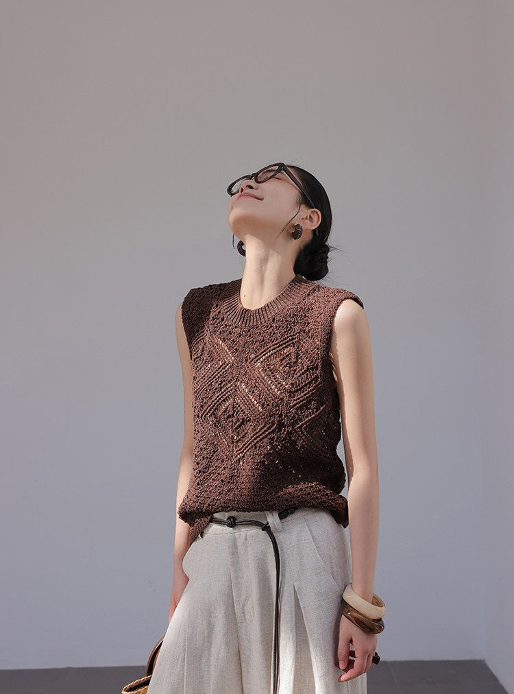 Linen Wide-Leg Pants - Relaxed Fit