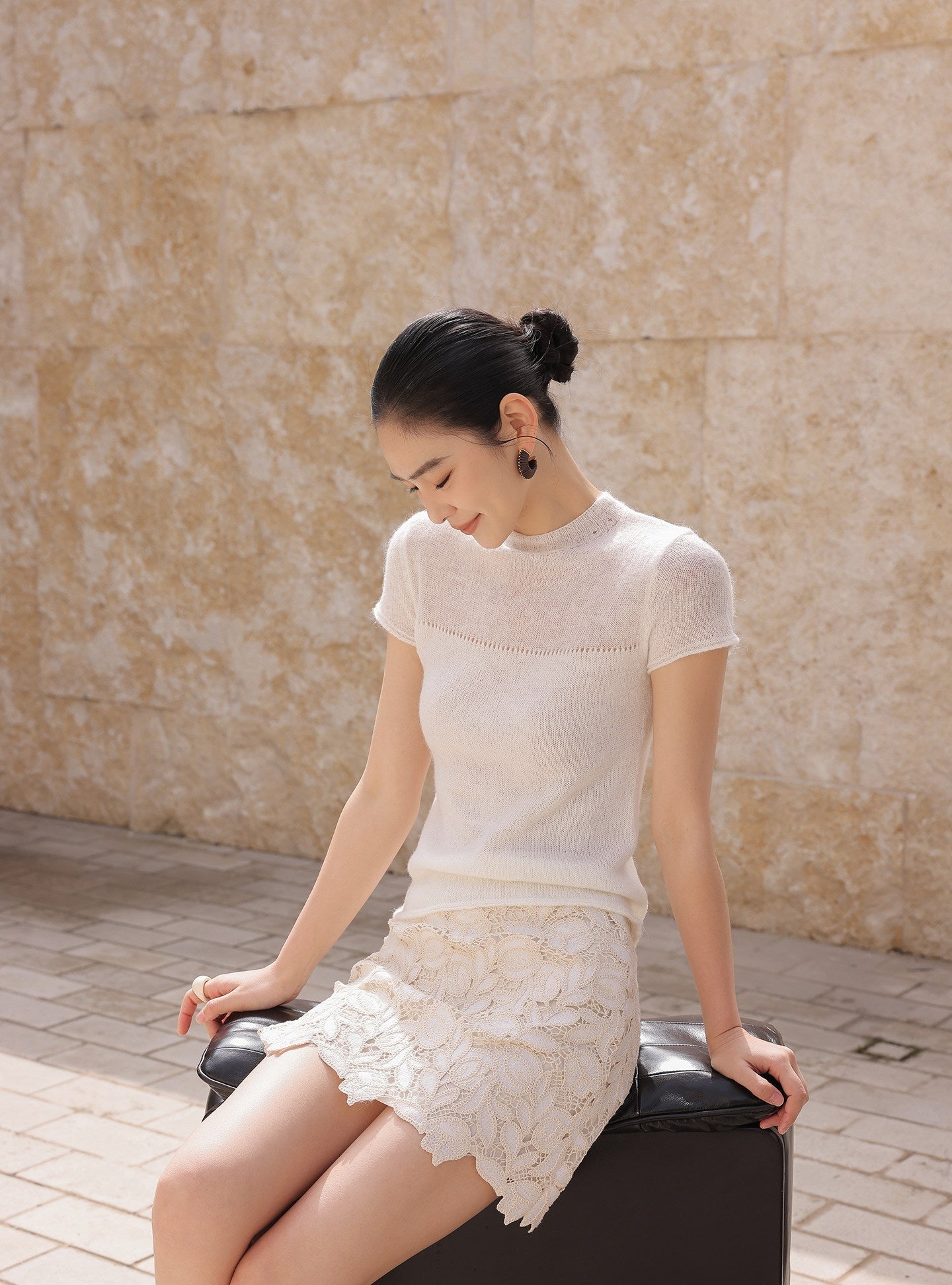 Viscose Top - Sheer Fitted Design