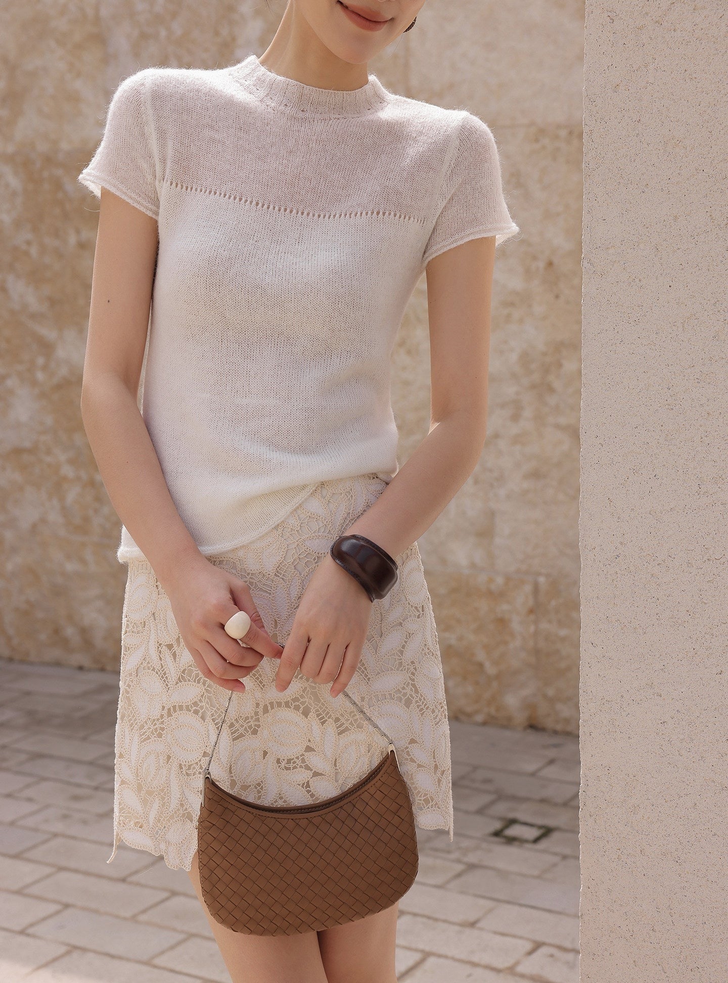 Viscose Top - Sheer Fitted Design