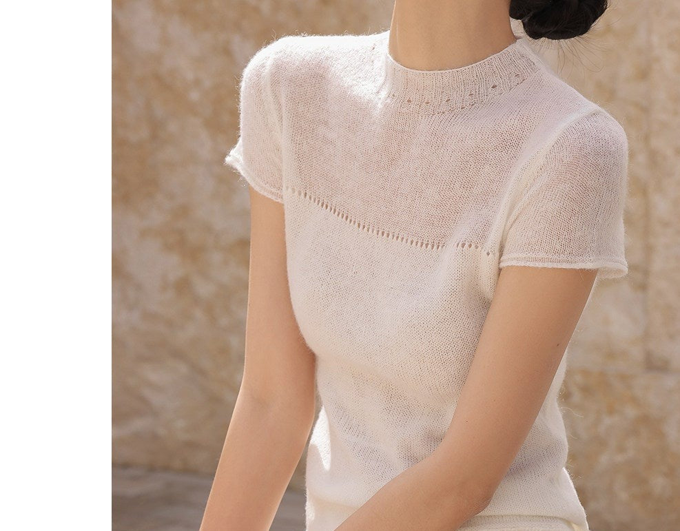 Viscose Top - Sheer Fitted Design