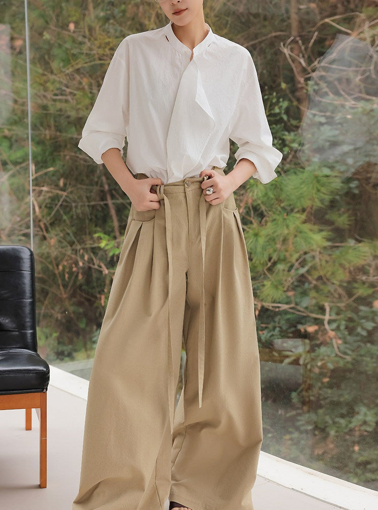 Viscose Shirt - Unique Folded Design