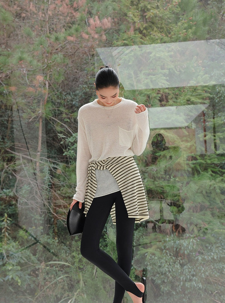 Cashmere Knit Top - Relaxed Fit