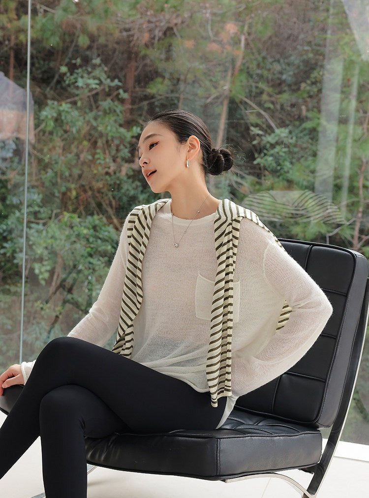 Cashmere Knit Top - Relaxed Fit