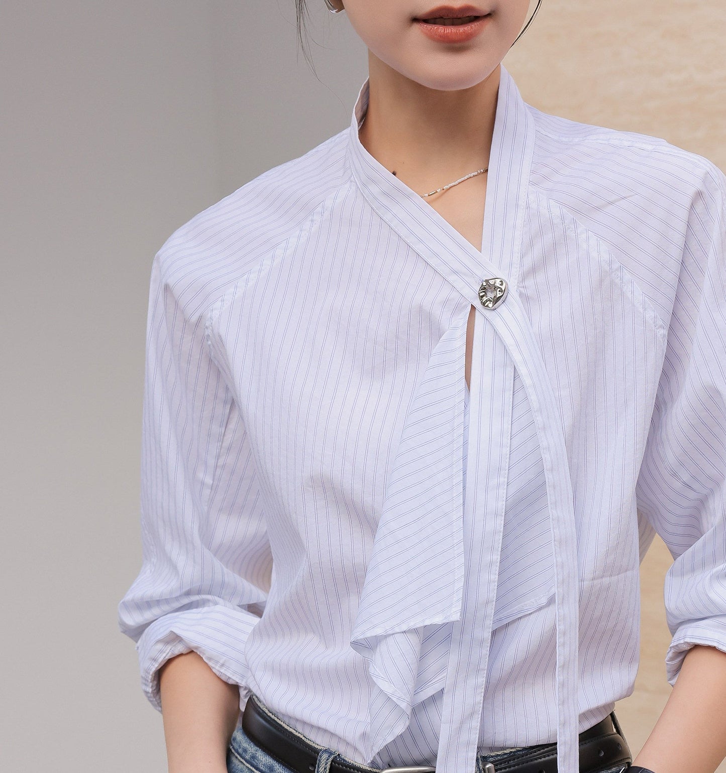 Kemeja Lengan Panjang Katun - Desain Elegan