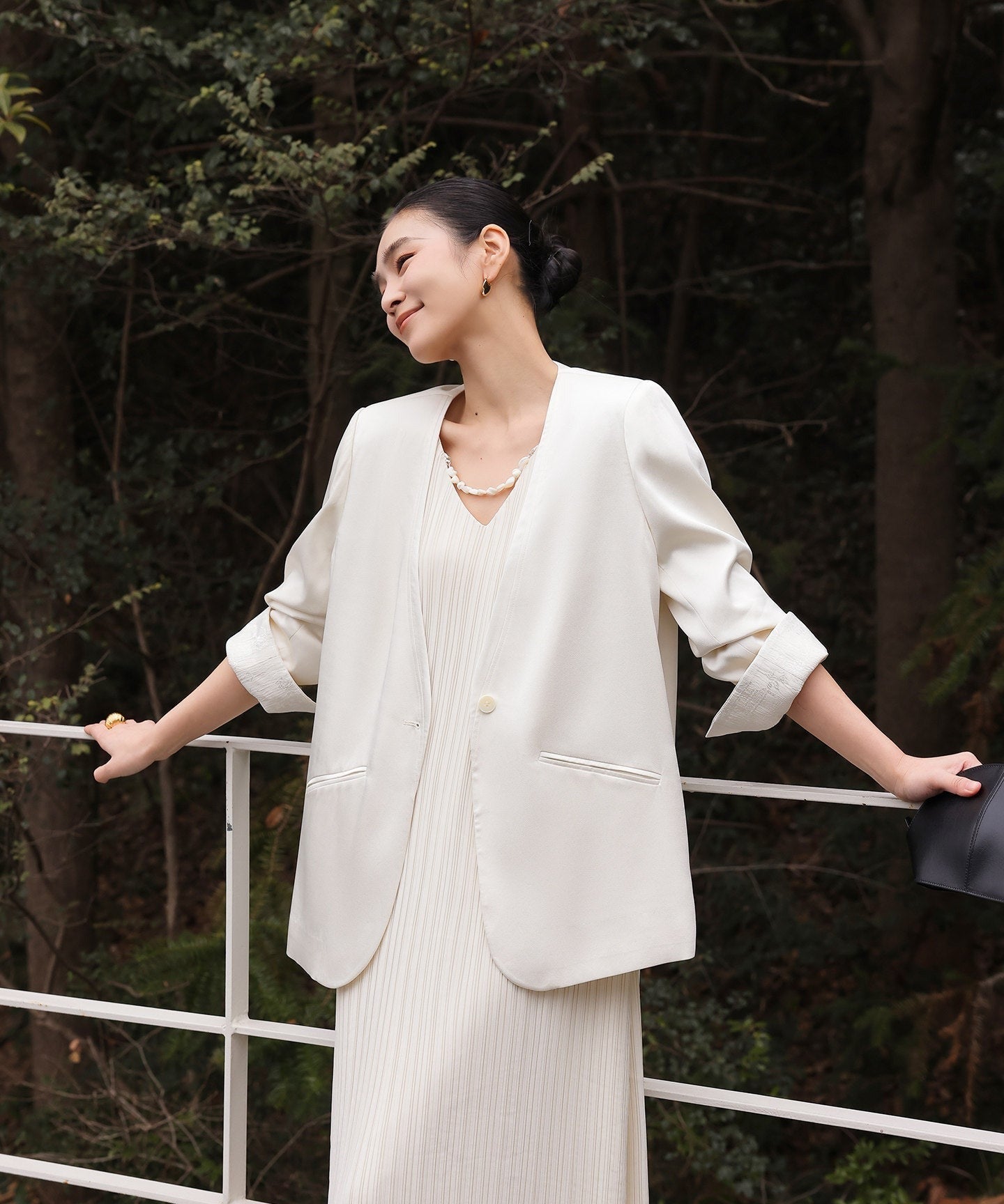 Beige Coat - Relaxed Fit Minimalist Design
