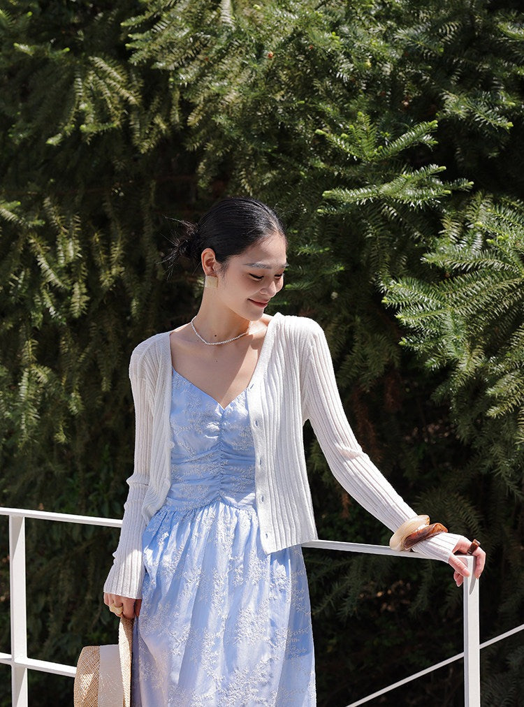 Knitted Cardigan - Lightweight and Versatile