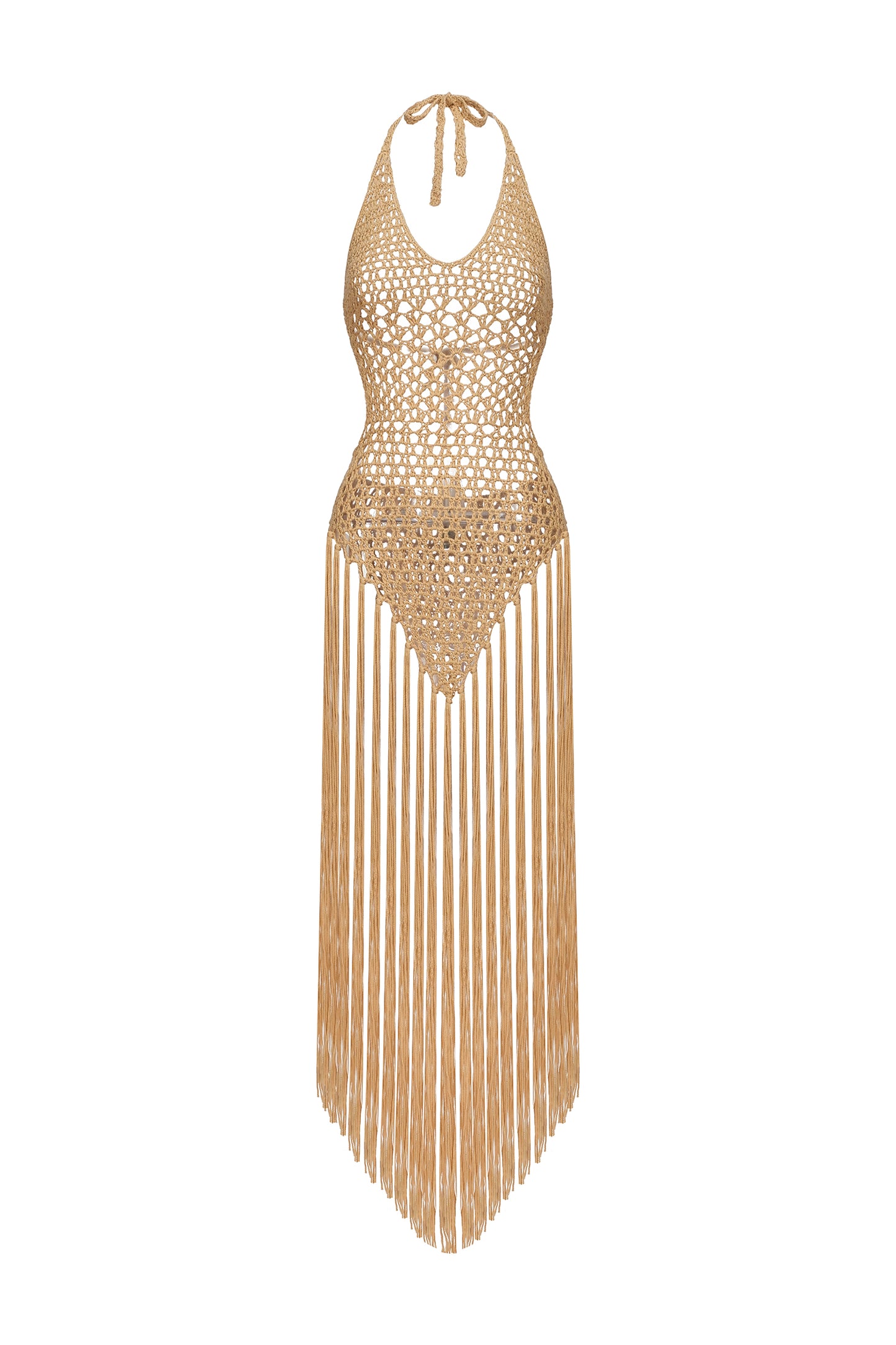 Tesare Tassel Weave Midi Dress