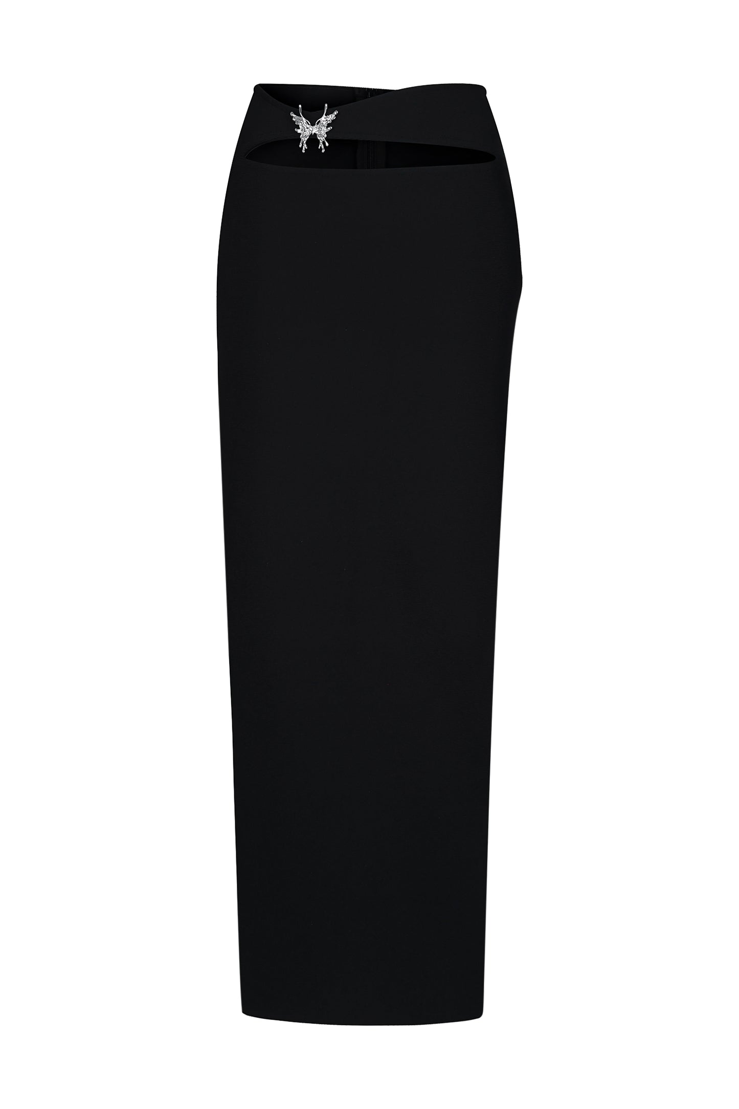 Susan Long Sleeves Hollow Out Butterfly Bandage Maxi Two-Piece Set