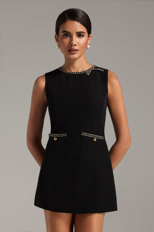 Mikko Crew Neck Mini Dress