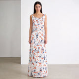 Summer Viscose Dress with Unique Print