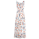 Summer Viscose Dress with Unique Print