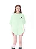 Oversized T-Shirt with Contrast Trim