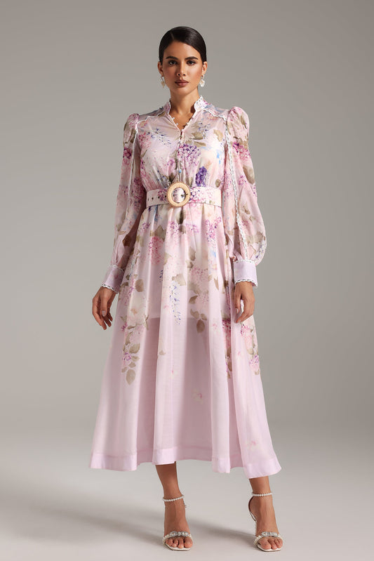 Sabriya Floral Printed Midi Dress