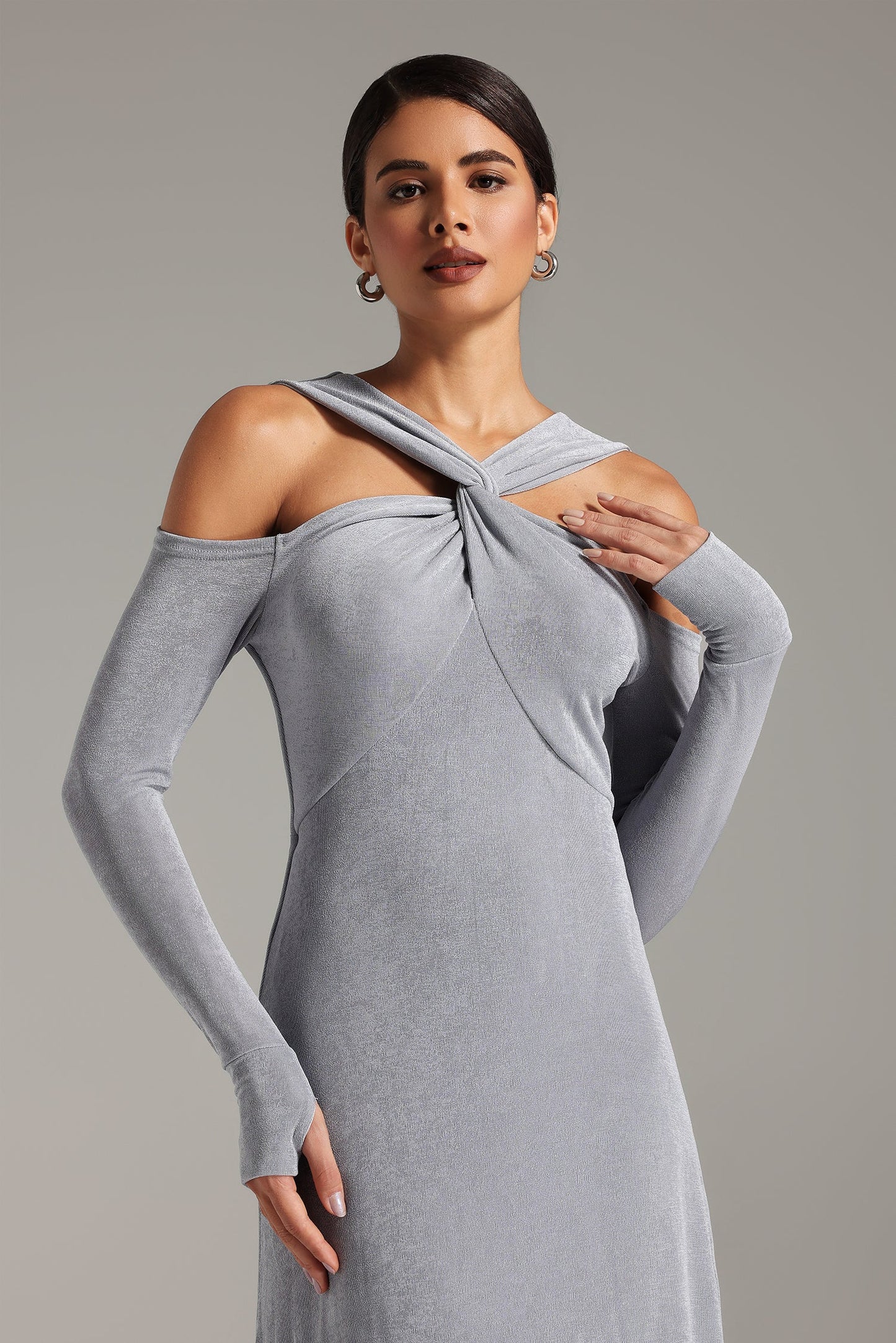 Tersa Halterneck Maxi Dress