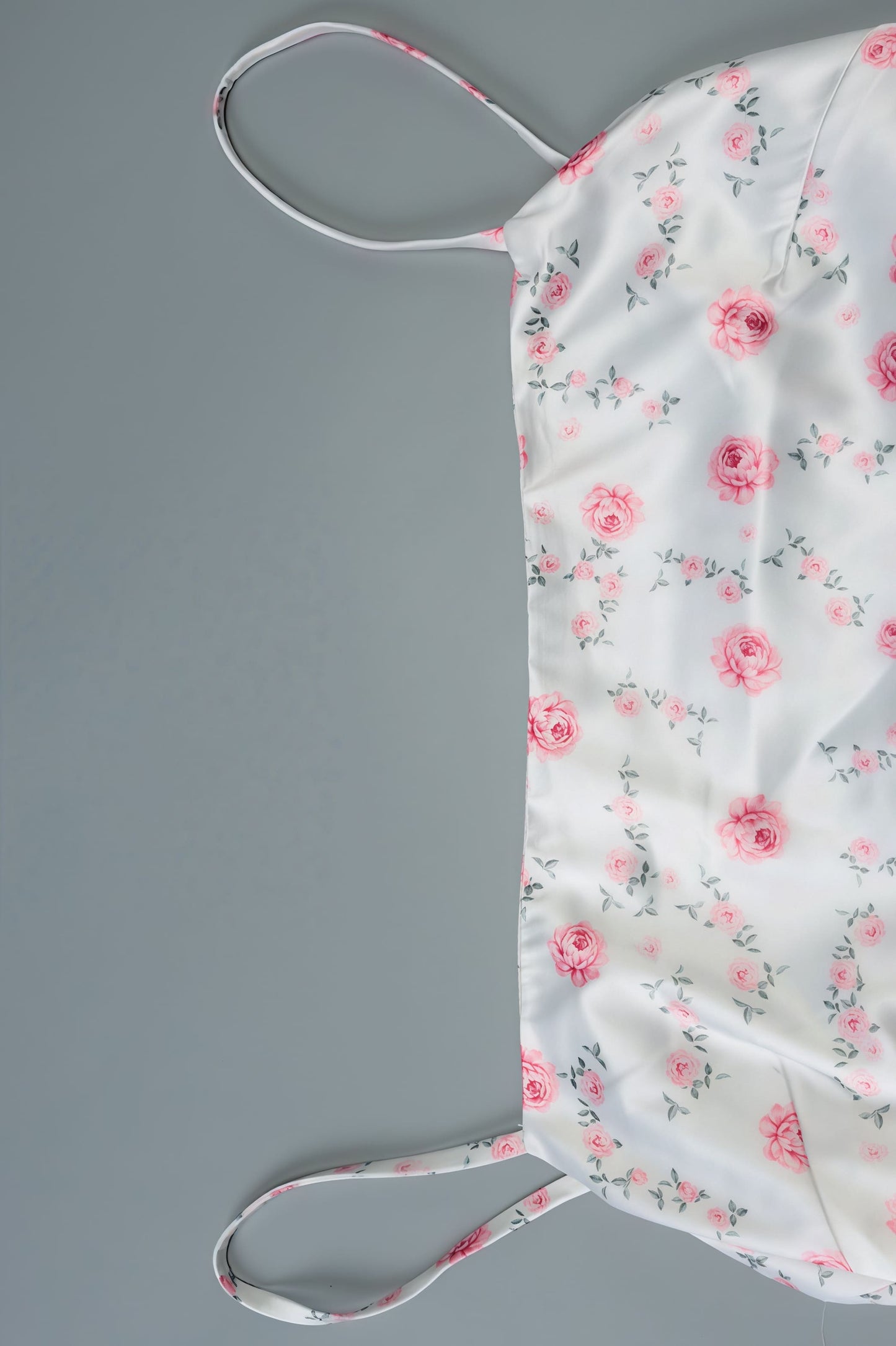 Gaun Maxi Chic Bodycon Cami Bahu Terbuka Floral