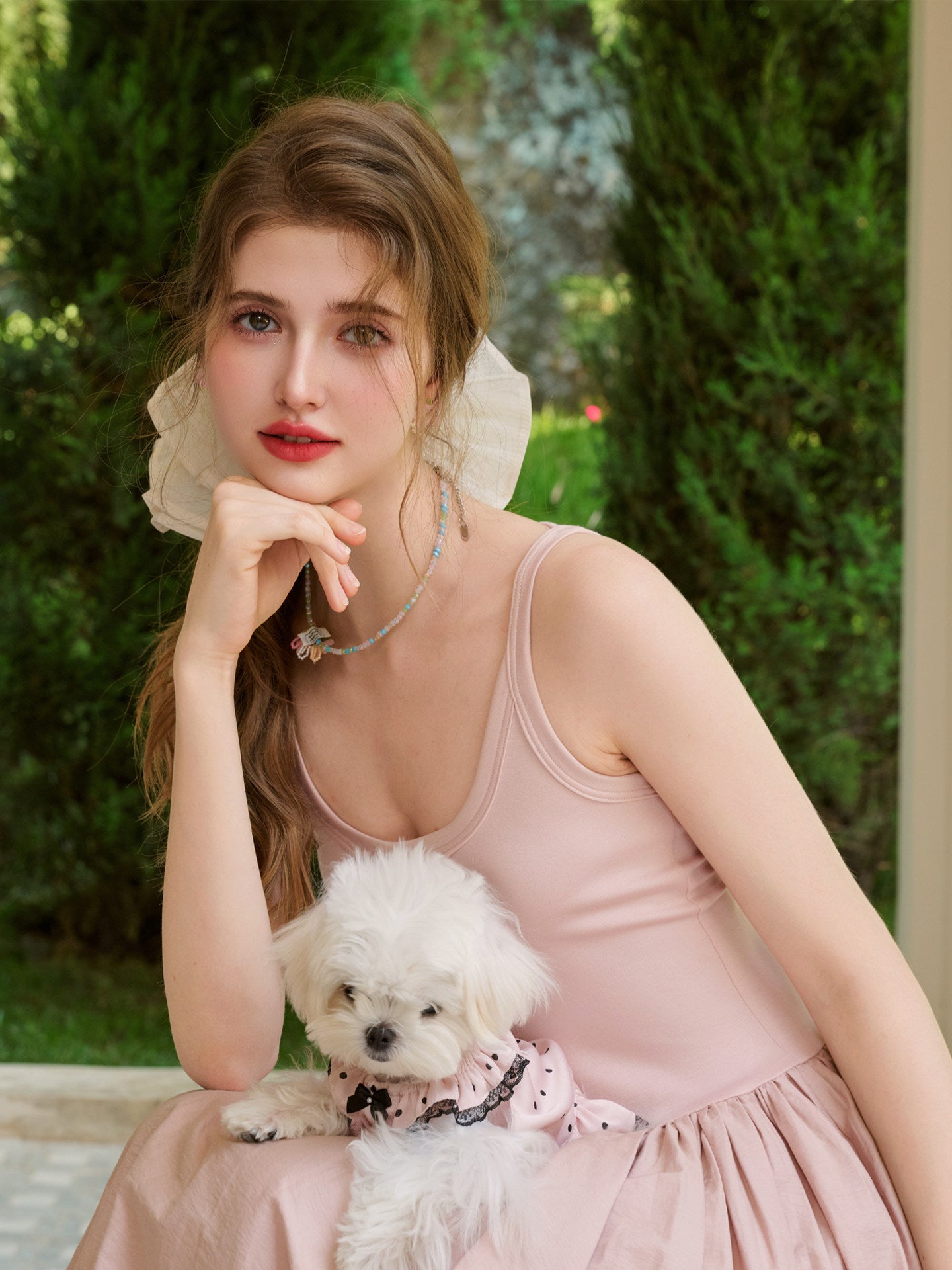 Knit Dress - Versatile U-Neck Design