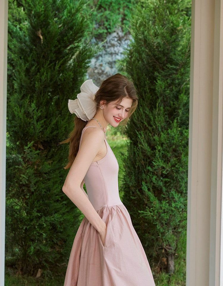 Knit Dress - Versatile U-Neck Design