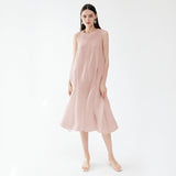 Sleeveless Bud French Puff Dress