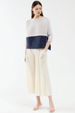 Drawstring-Paneled Top