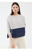 Drawstring-Paneled Top