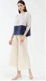 Drawstring-Paneled Top