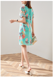 Ember Cheongsam Print